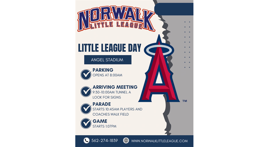Don't forget Little League day.